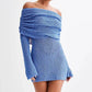 Lourvain Knitted Off-Shoulder Dress