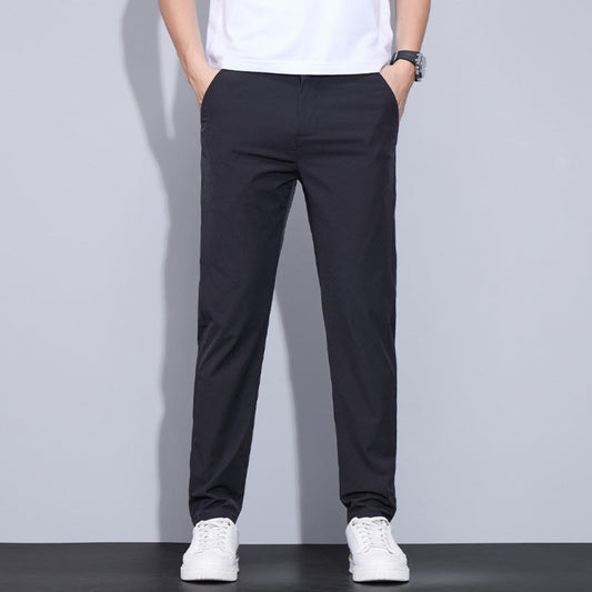 Lourvain Ice Silk Casual Pants