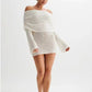 Lourvain Knitted Off-Shoulder Dress